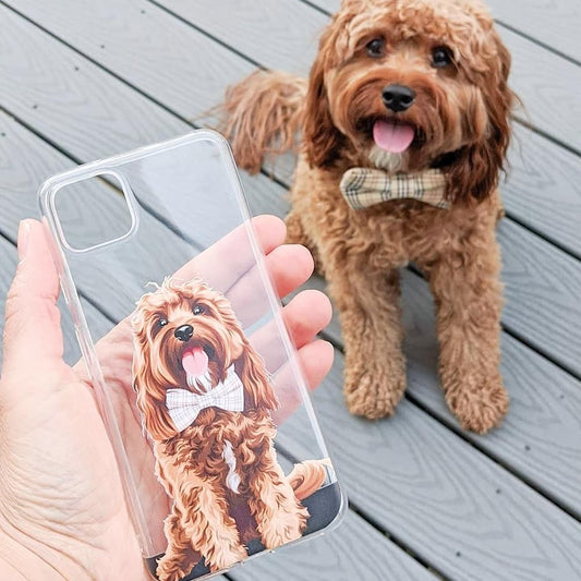 Custom Pet Photo Soft Clear Silicon Case Cover