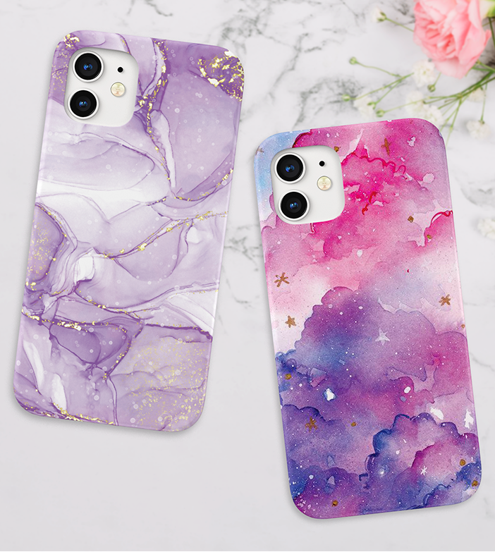 কাস্টমাইজড হোল্ডার সহ ফ্লোরাল ফ্যামিল স্লিম কেস কভার