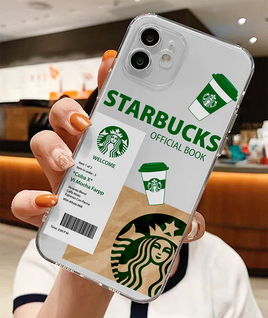 Starbucks V2 Soft Clear Silicon Case Cover