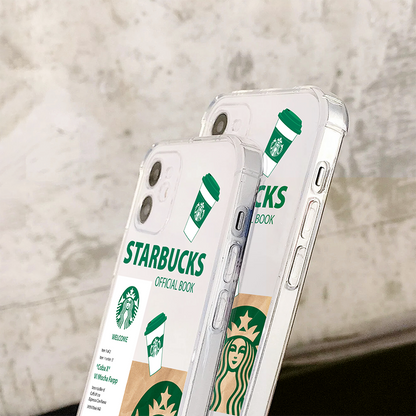 Starbucks V2 Soft Clear Silicon Case Cover