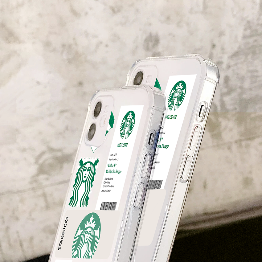 Starbucks Mocha Soft Clear Silicon Case Cover