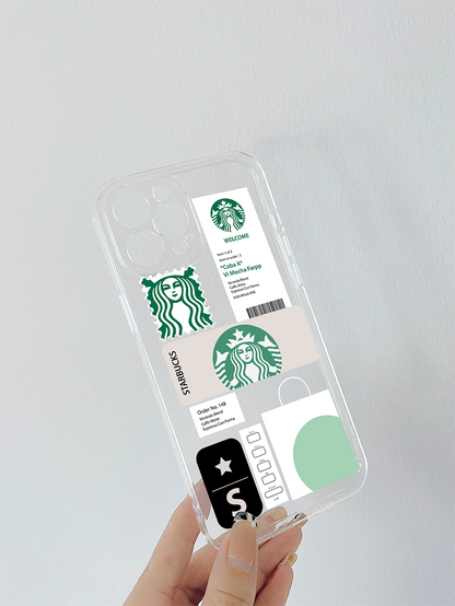Starbucks Mocha Soft Clear Silicon Case Cover