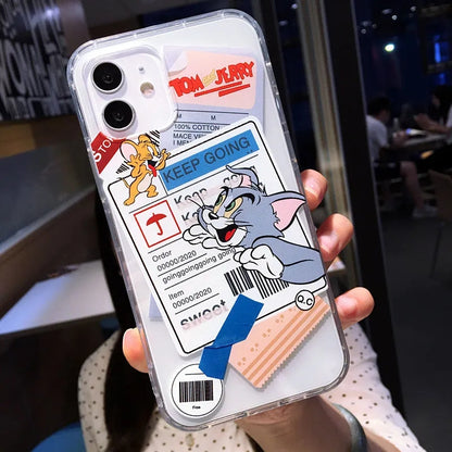 Tom & Jerry Clear Silicon Case Cover