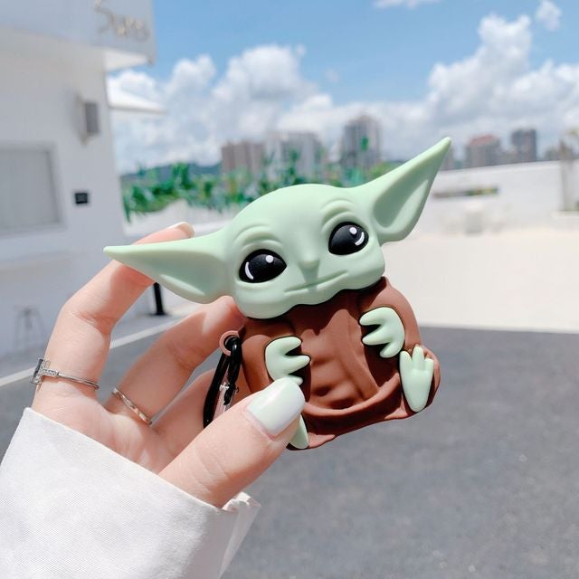 BABY YODA SILICONE AIRPODS CASE COVER FOR 1/2, 3 AND AIRPODS PRO