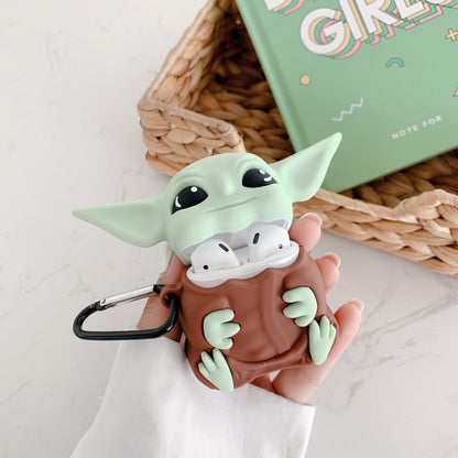 BABY YODA SILICONE AIRPODS CASE COVER FOR 1/2, 3 AND AIRPODS PRO