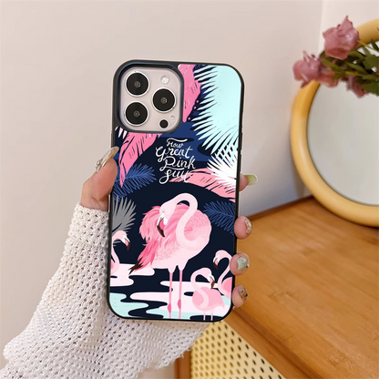 Flamingo Glass Case