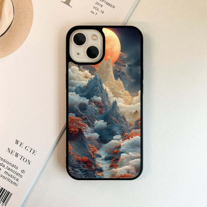 Lunar Cloud Peaks Glass Case