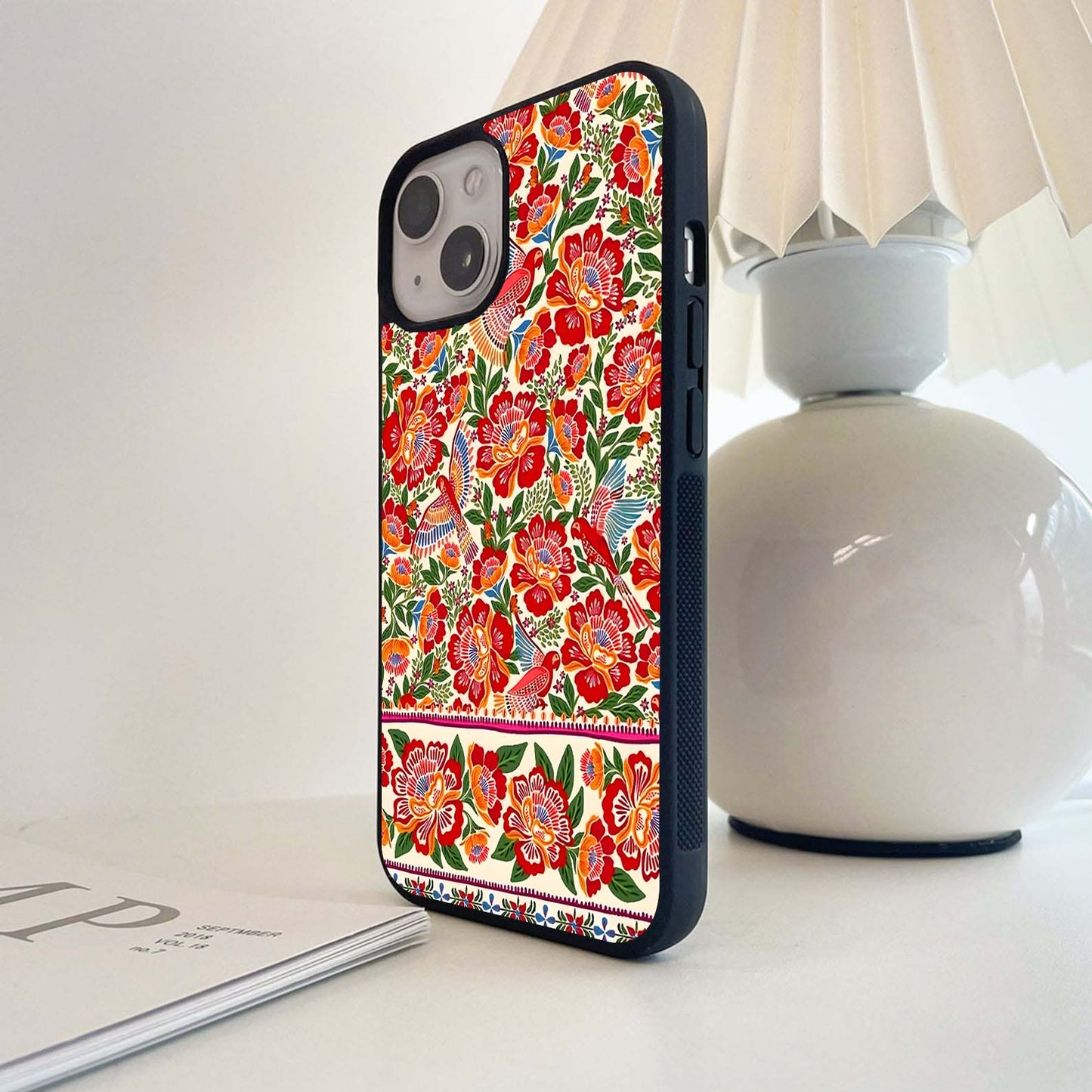 Scarlet Garden Flight Glass Case