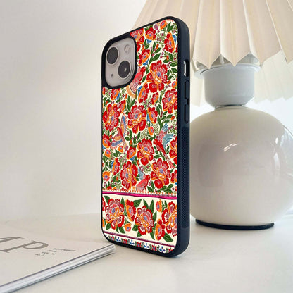 Scarlet Garden Flight Glass Case