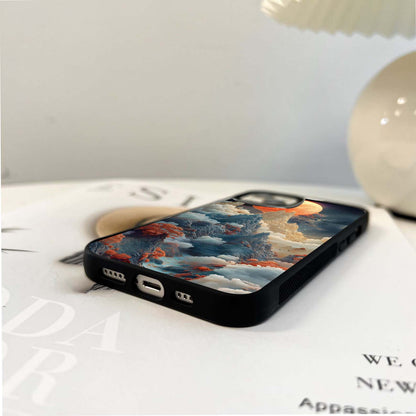 Lunar Cloud Peaks Glass Case