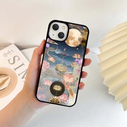 Lunar Lotus Dream Glass Case
