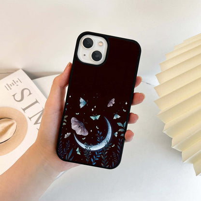 Lunar Garden With Butterflies Glass Case