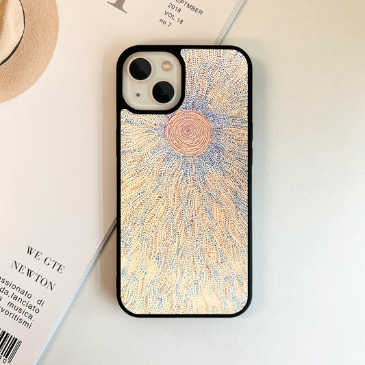 Radiant Dot Symphony Glass Case