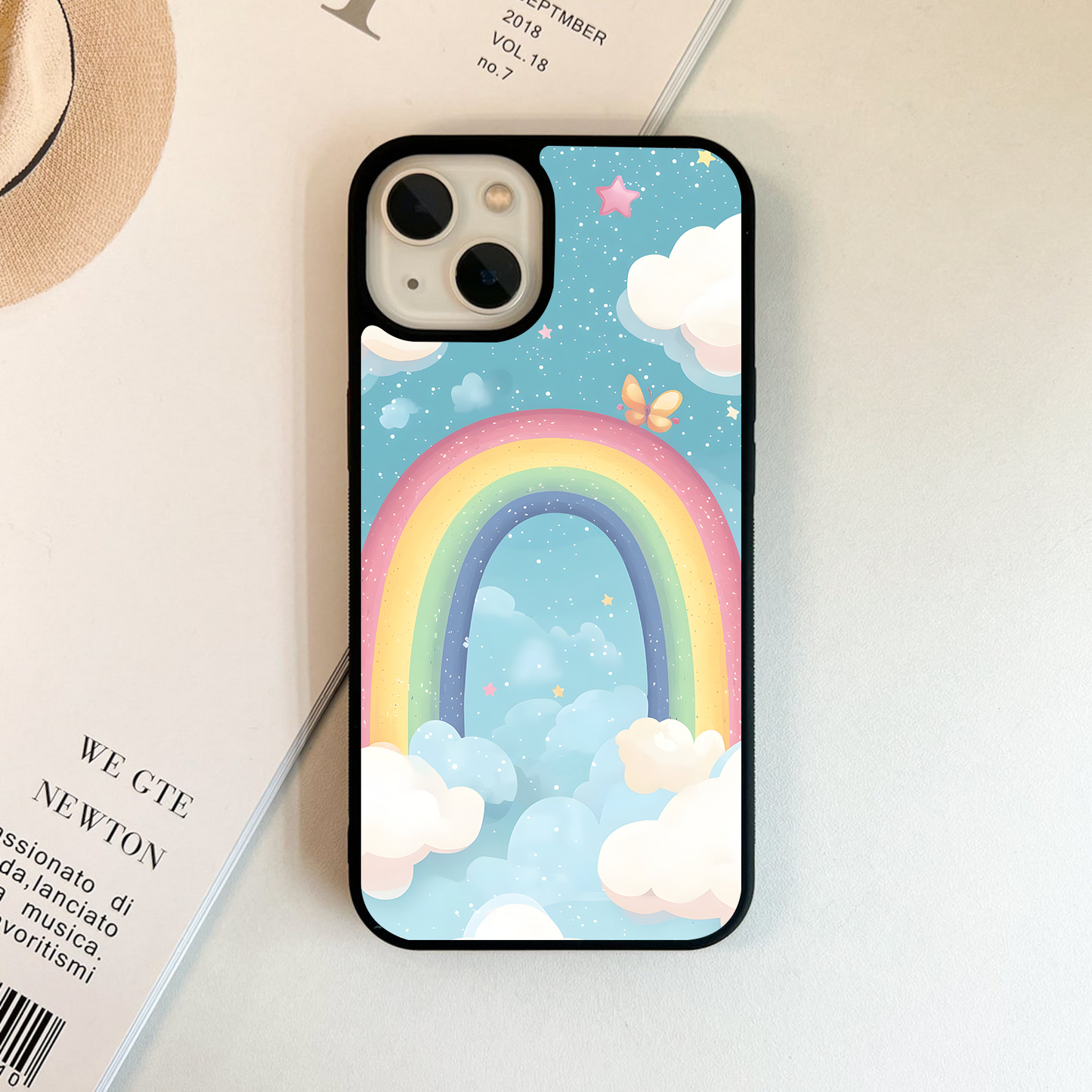 Rainbow Cloud Magic Glass Case