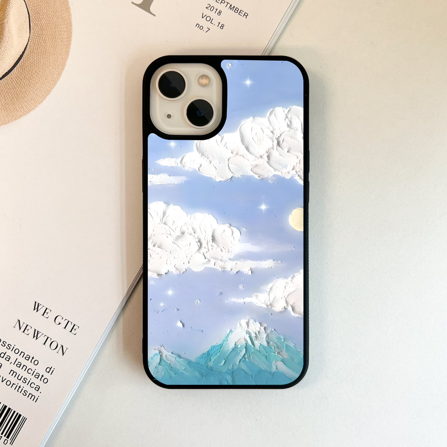 Starry Sky Peaks Glass Case