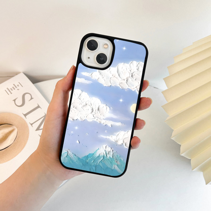 Starry Sky Peaks Glass Case