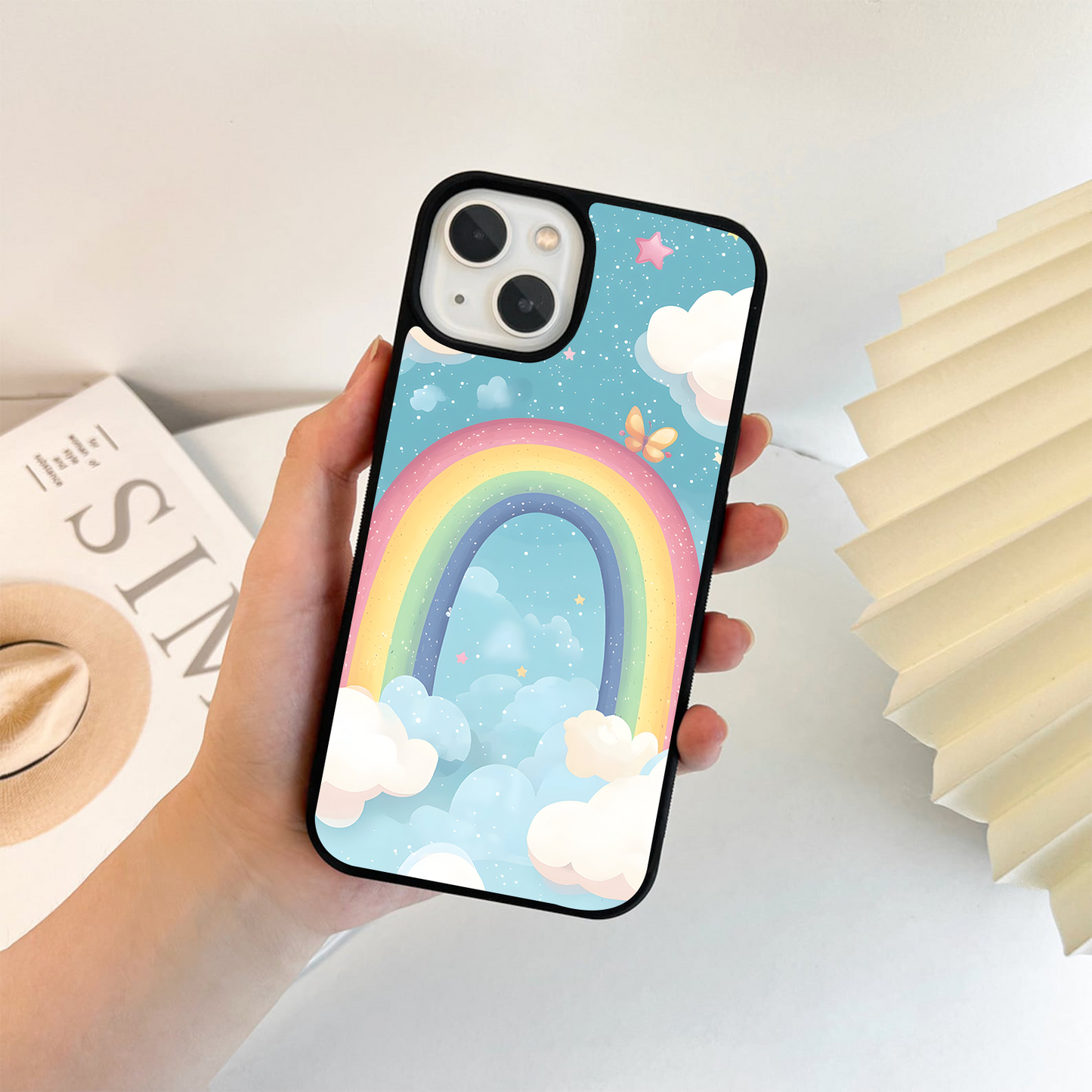 Rainbow Cloud Magic Glass Case