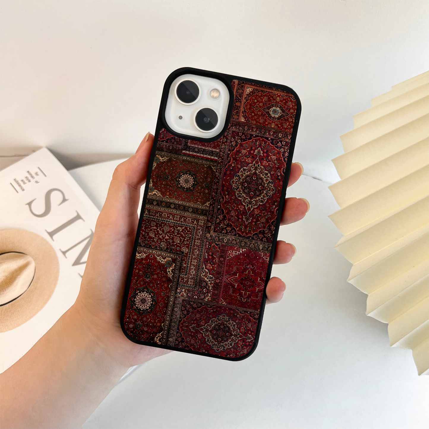 Persian Velvet Tale Glass Case