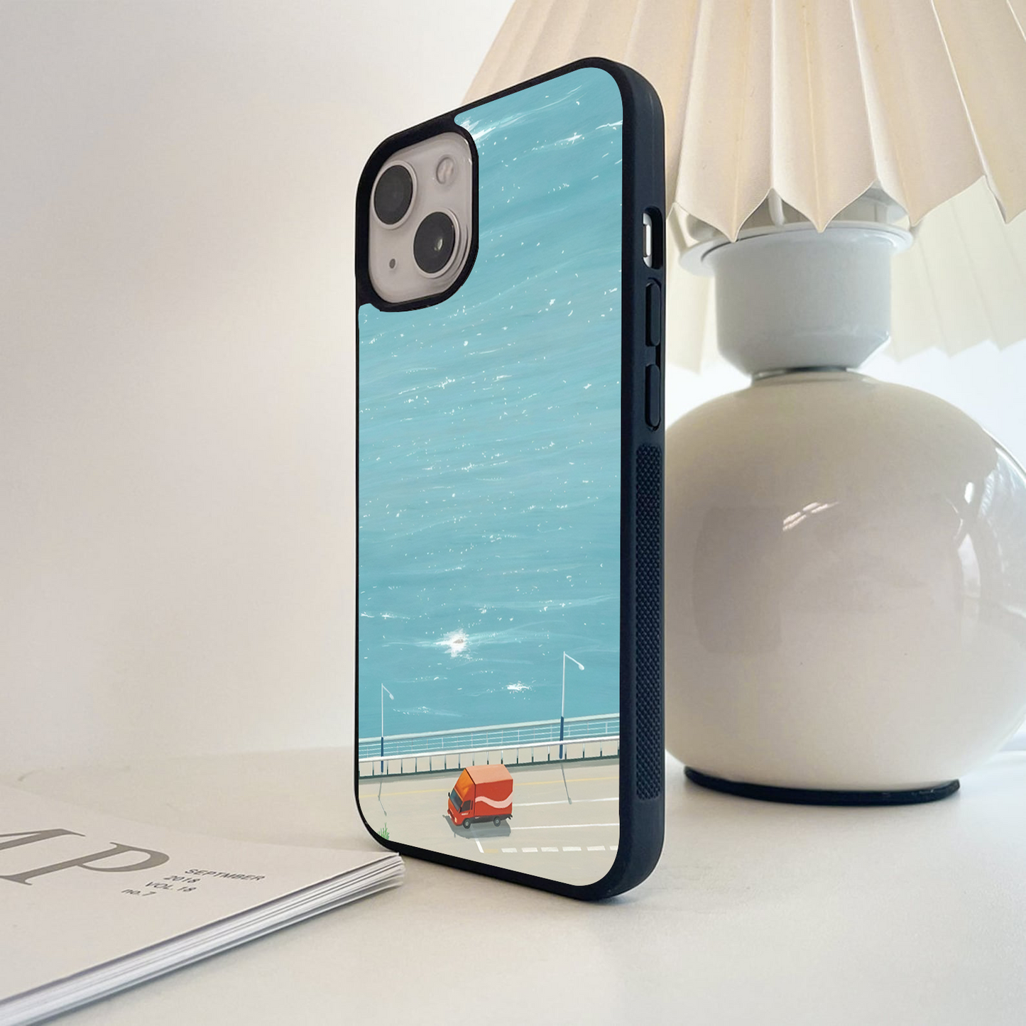 Ocean Drive Vibe Glass Case