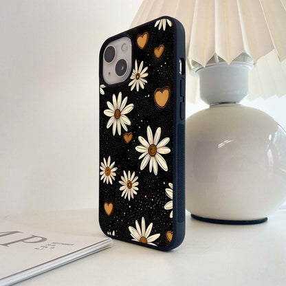 Midnight Daisy Glow Glass Case
