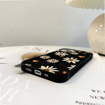 Midnight Daisy Glow Glass Case