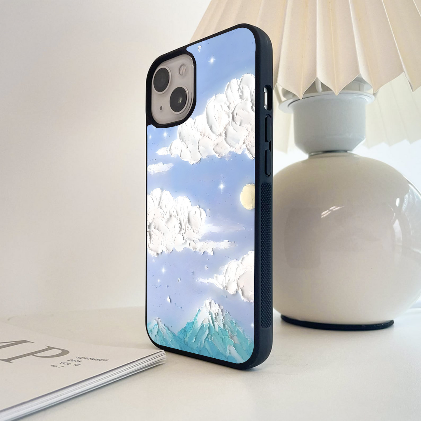 Starry Sky Peaks Glass Case