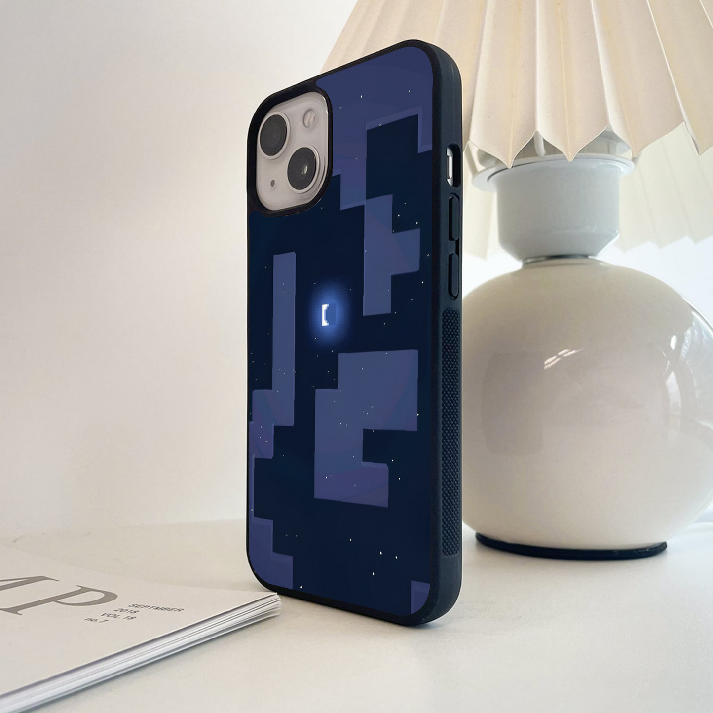 Pixel Moon Dreams Glass Case