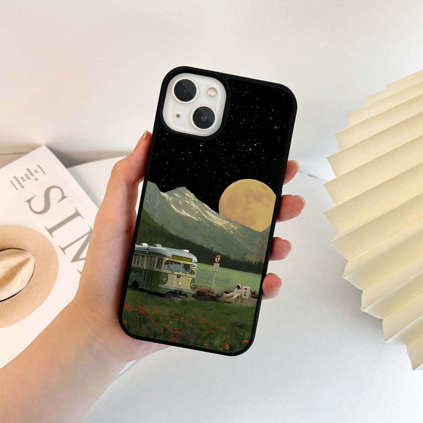 Midnight Journey Home  Glass Case