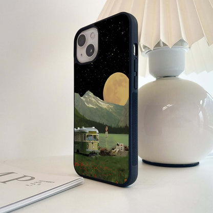 Midnight Journey Home  Glass Case