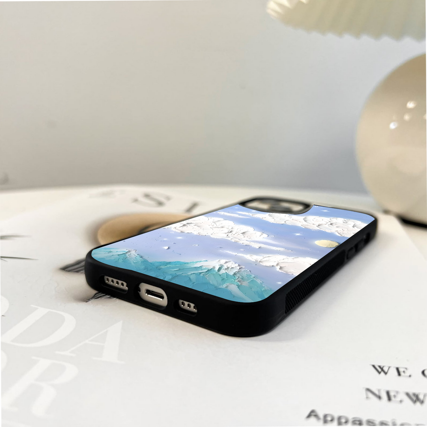 Starry Sky Peaks Glass Case