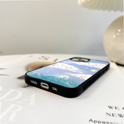 Starry Sky Peaks Glass Case