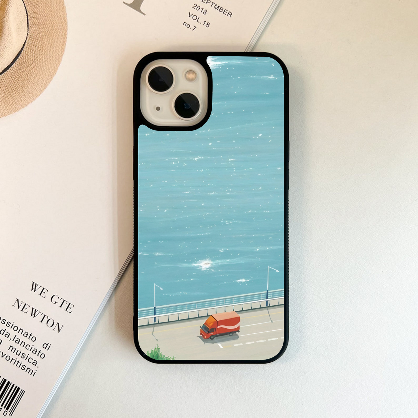 Ocean Drive Vibe Glass Case