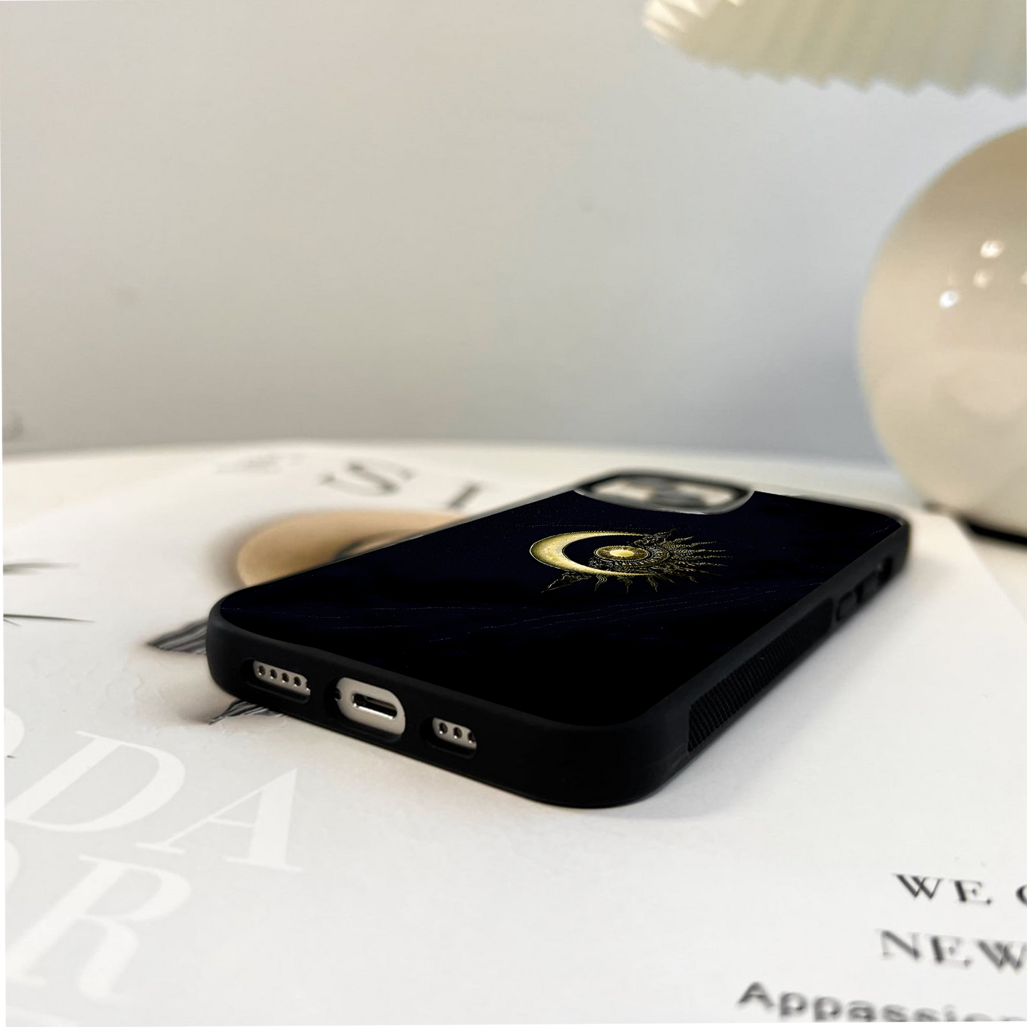 Mystic Lunar Flame Glass Case