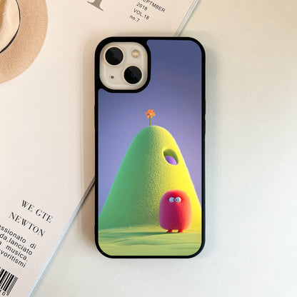 Fuzzy Bloom Hil Glass Case