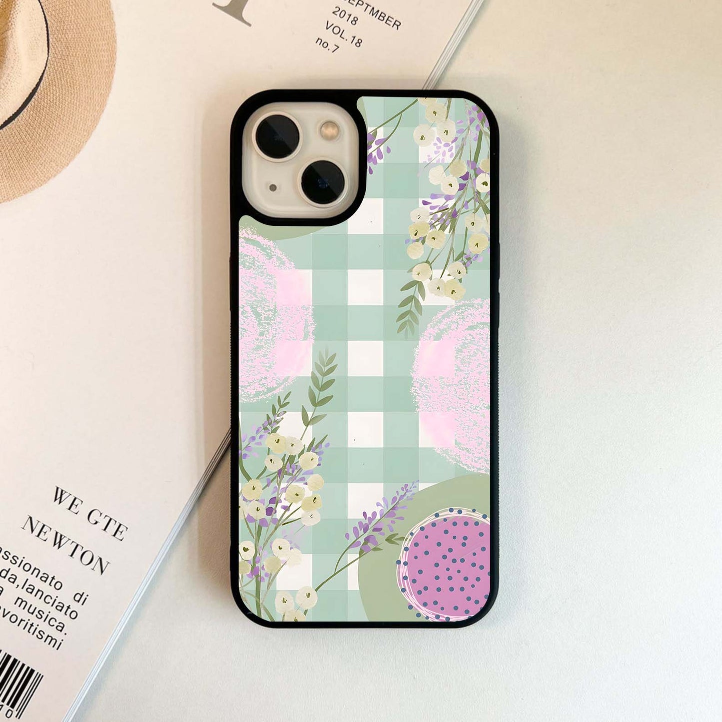 Spring Picnic Bloom Glass Case