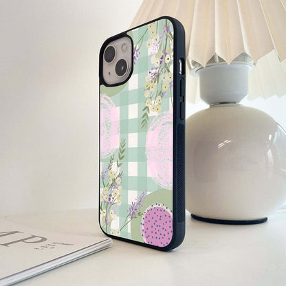 Spring Picnic Bloom Glass Case