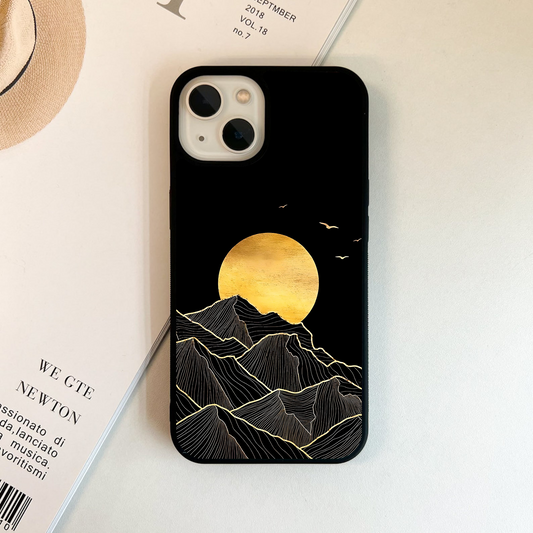 Golden Sun Overlined Glass Case