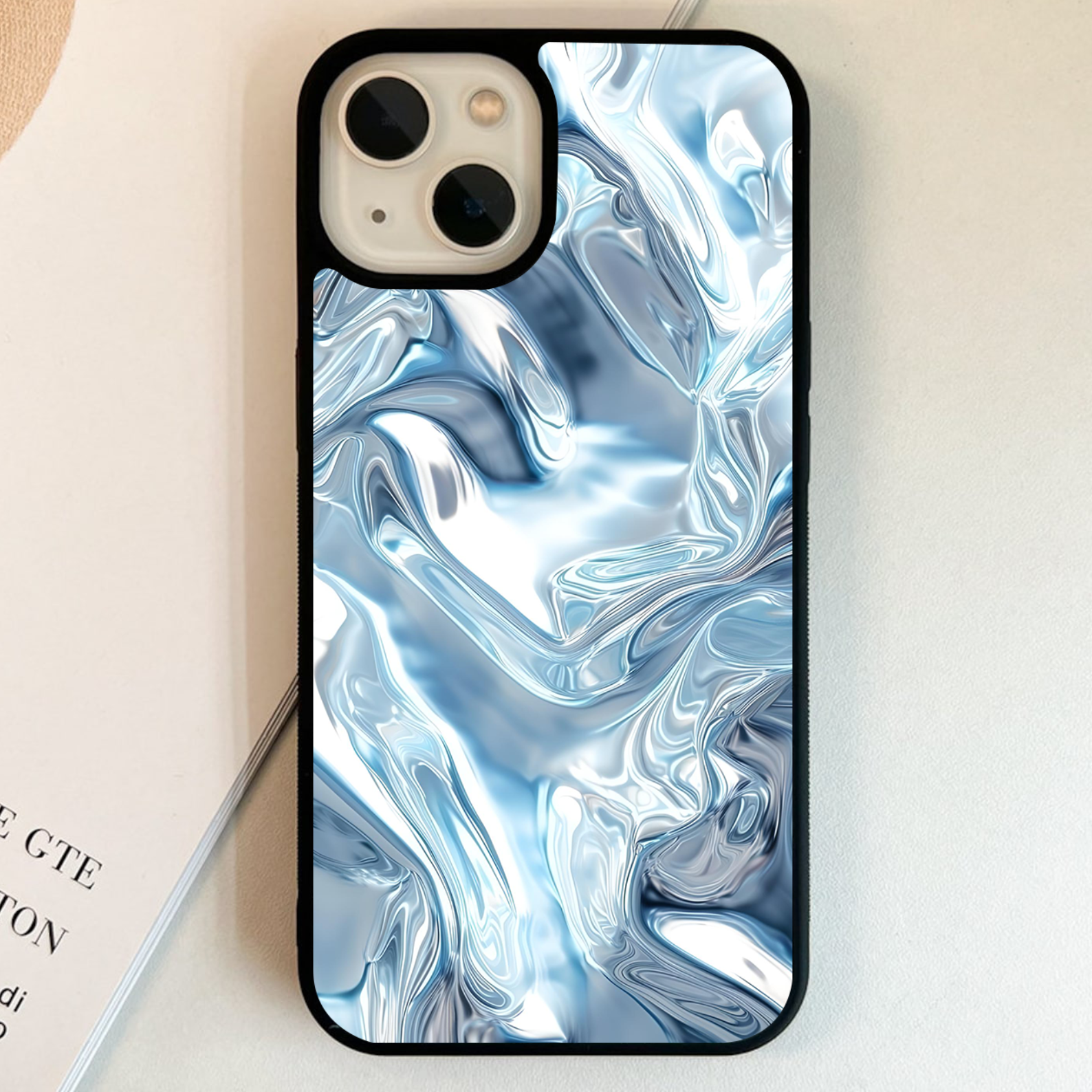 Melted Ice Aura Glass Case – Phone Villa