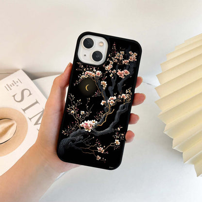 Moonlit Blossom Branches Glass Case