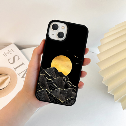 Golden Sun Overlined Glass Case