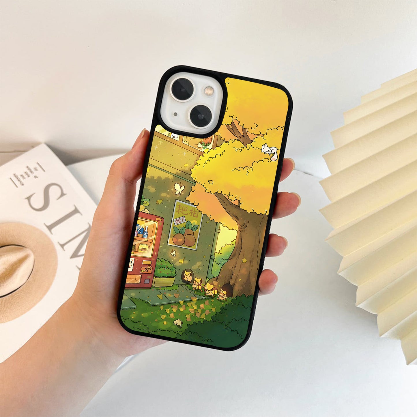 Golden Leaf Play Glass Case