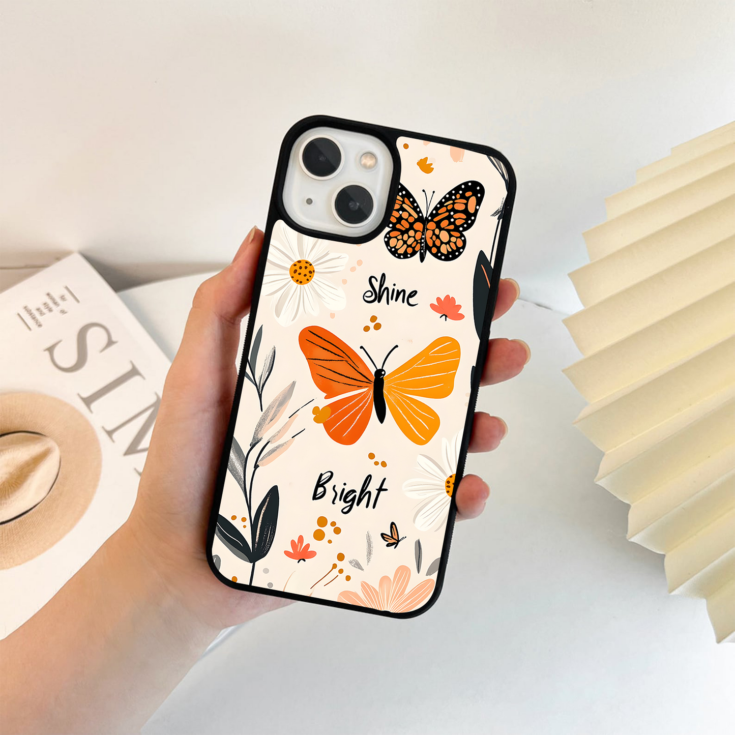 Shine Bright Bloom Glass Case