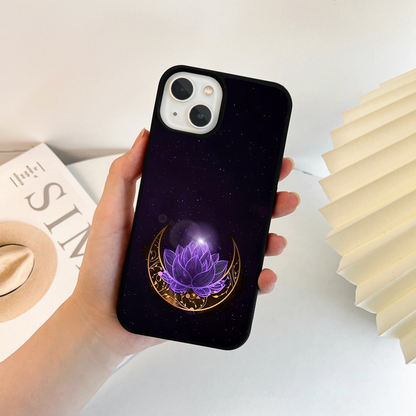 Mystic Lotus Crescent Glass Case