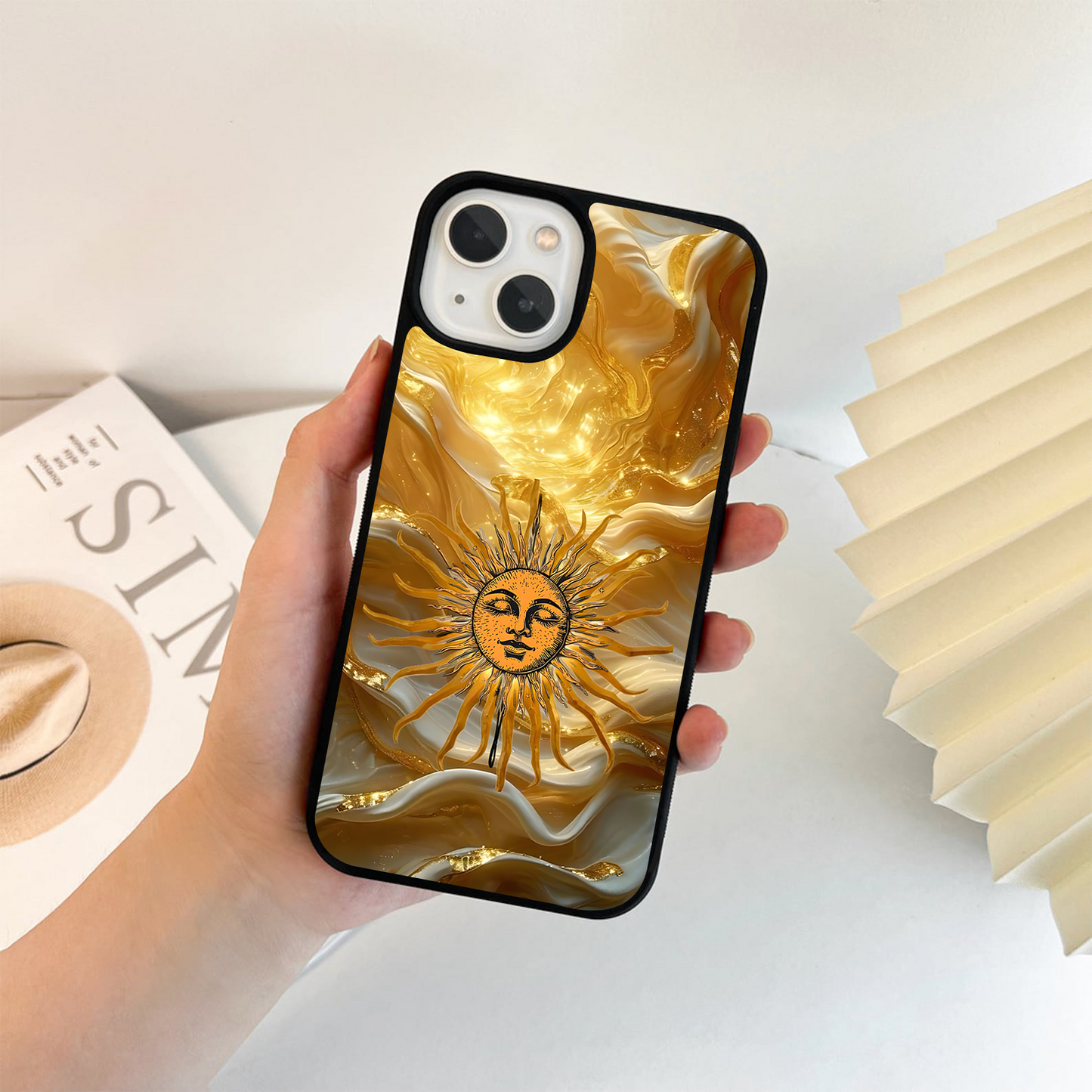 Eternal Golden Glow Glass Case