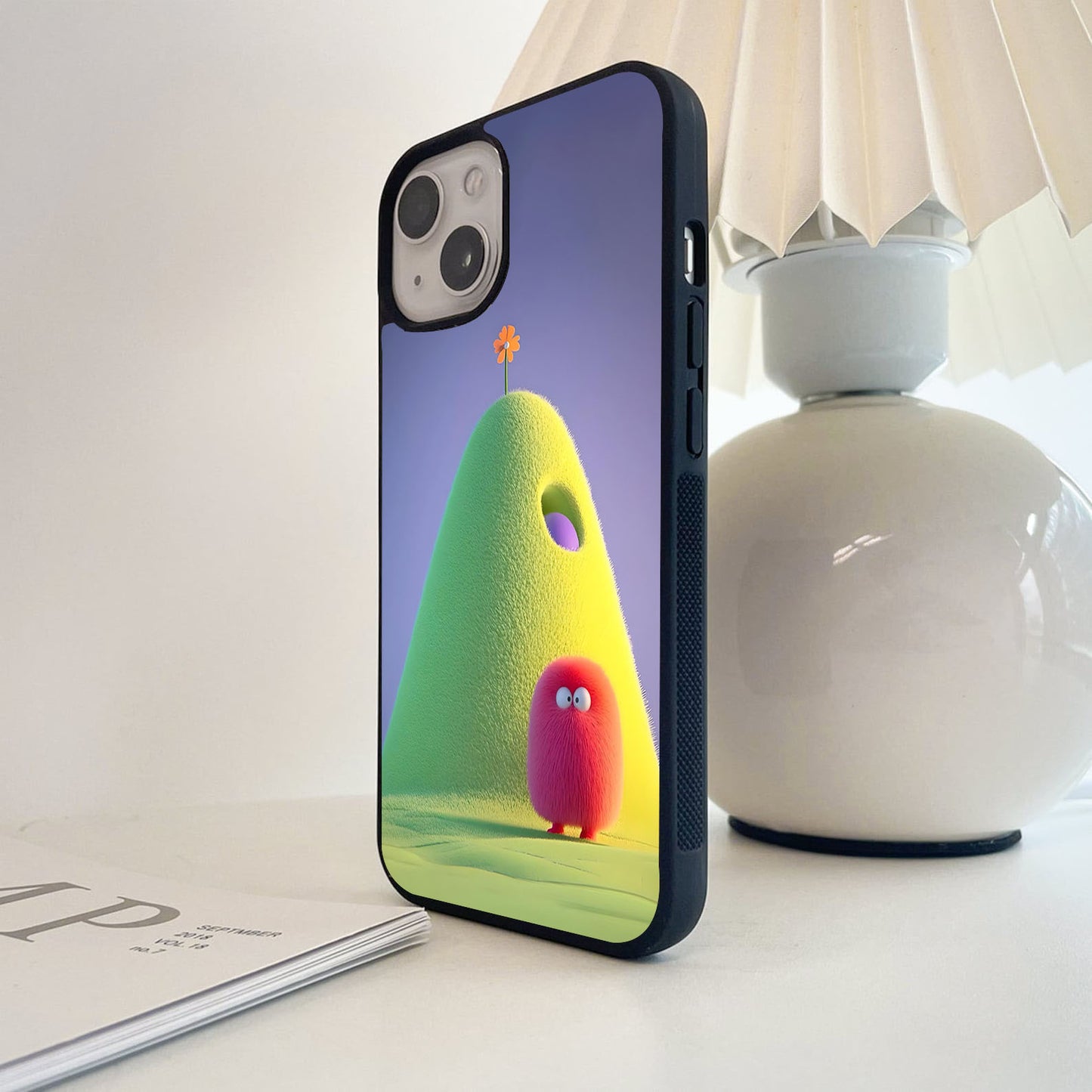 Fuzzy Bloom Hil Glass Case