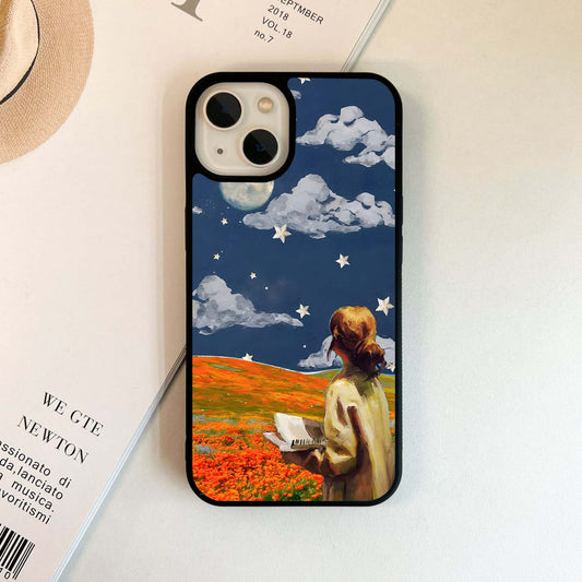 Starfield Poetry Night Glass Case