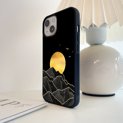 Golden Sun Overlined Glass Case