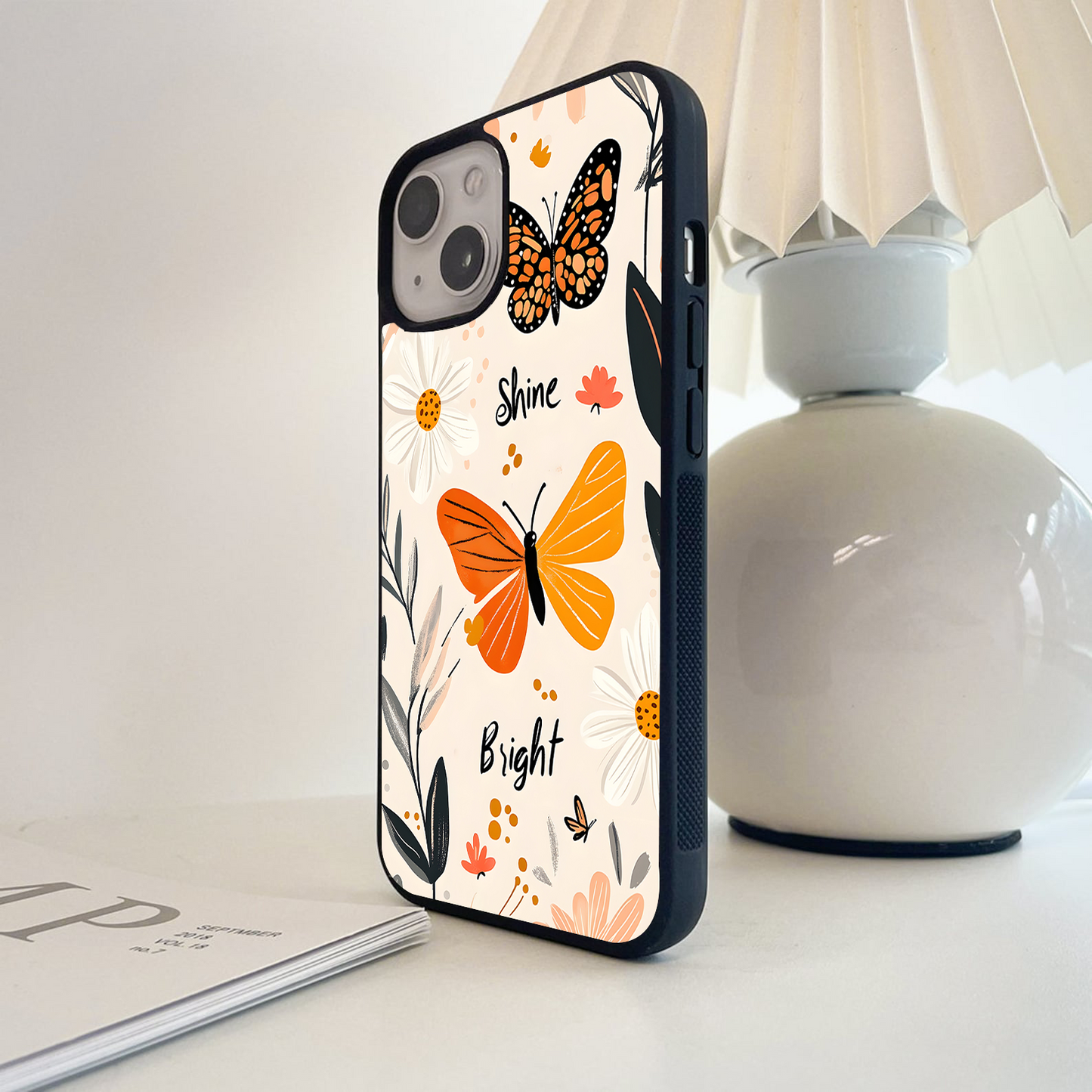 Shine Bright Bloom Glass Case