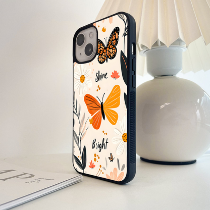 Shine Bright Bloom Glass Case