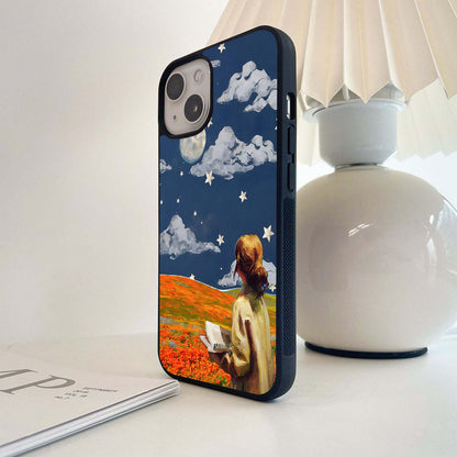 Starfield Poetry Night Glass Case